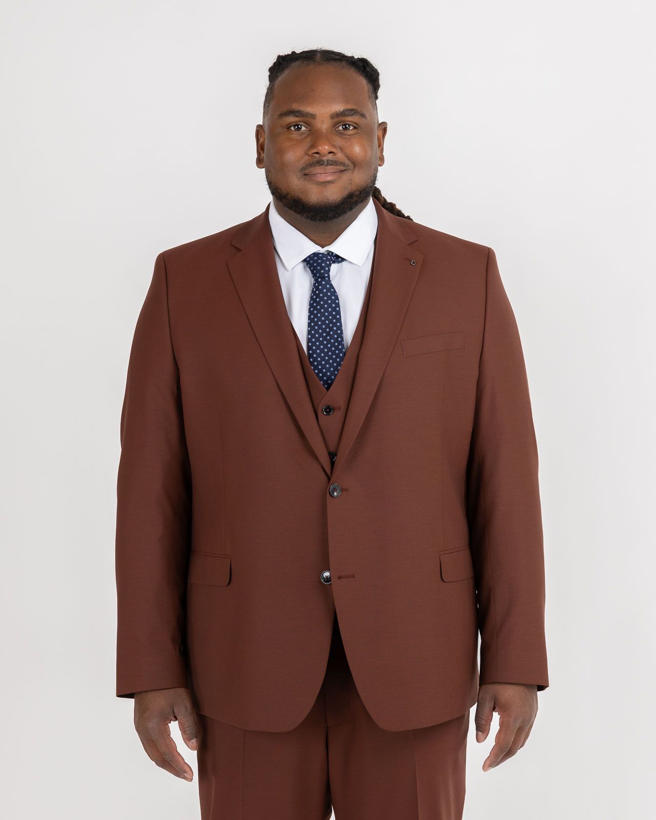 Veste de costume grande taille rouge