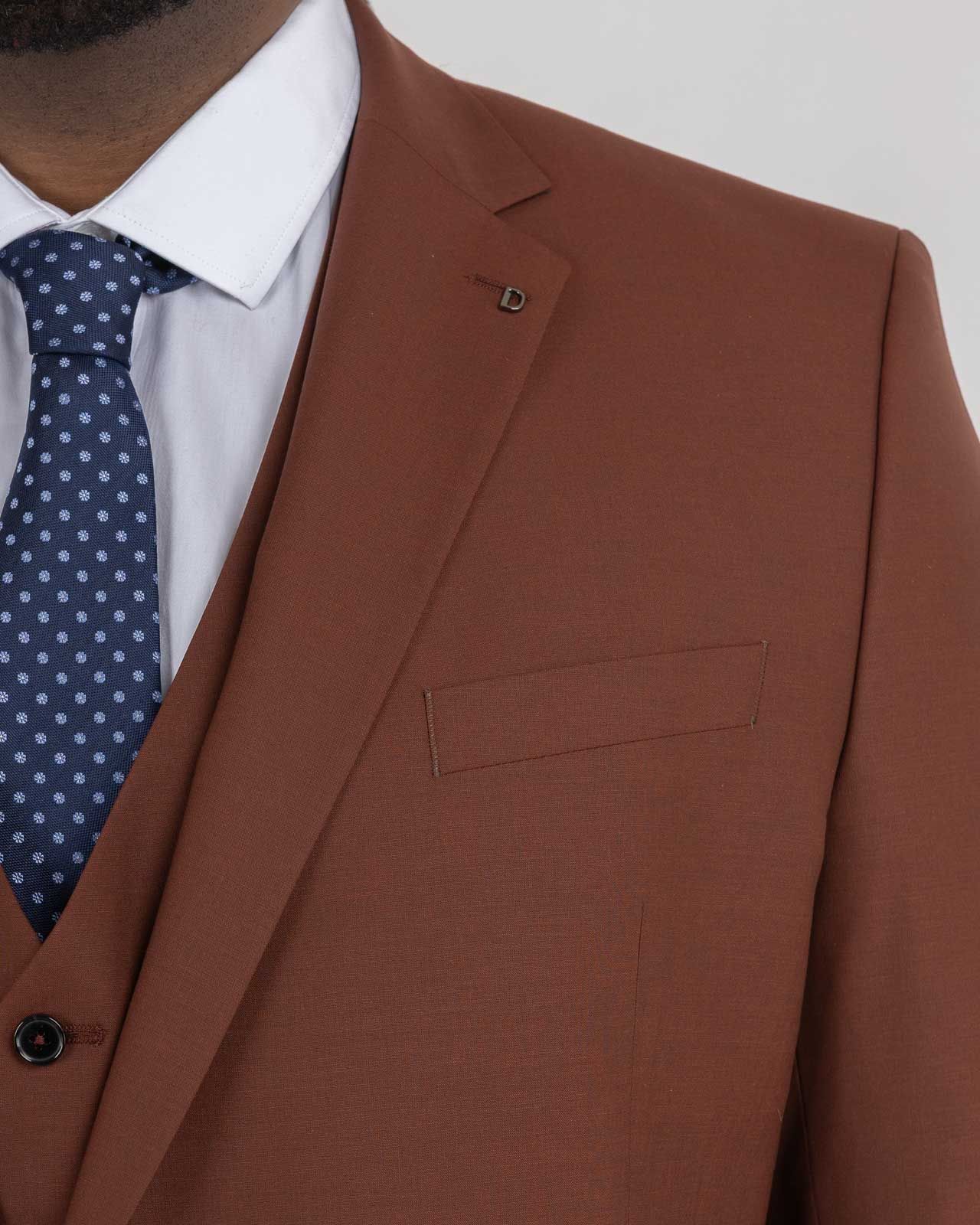 Veste de costume grande taille rouge