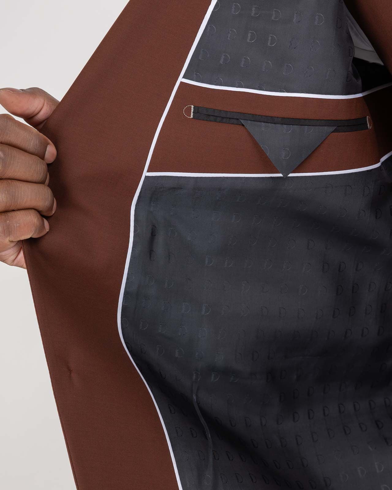 Veste de costume grande taille rouge