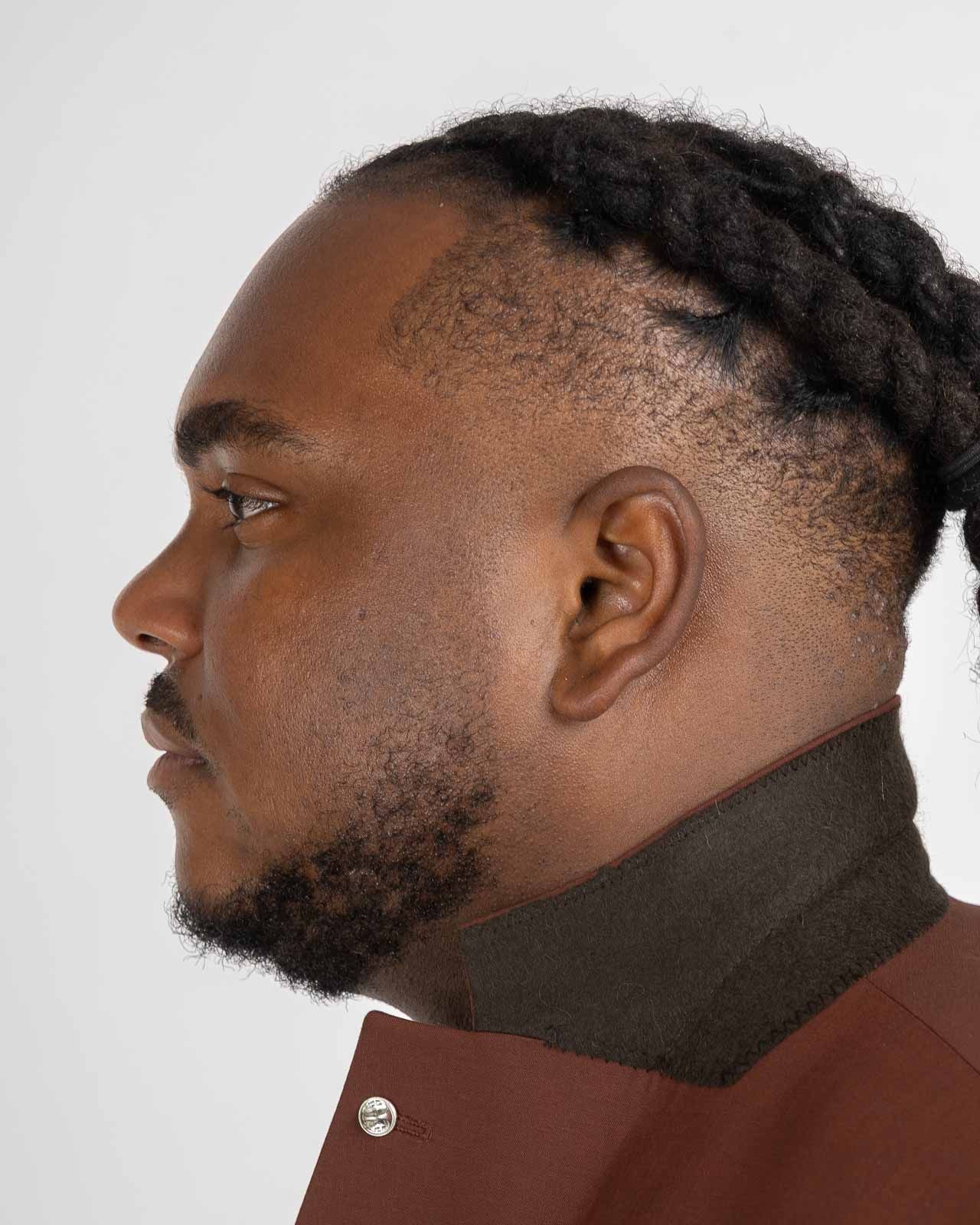 Veste de costume grande taille rouge