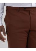 Pantalon de costume grande taille rouge