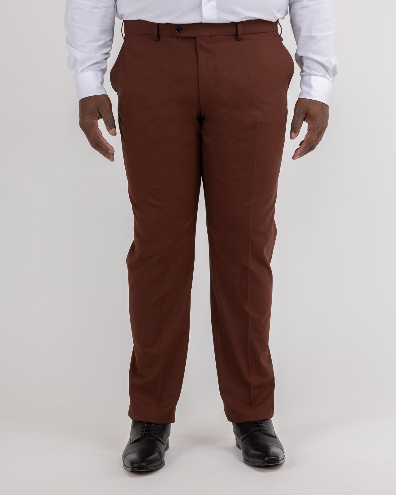 Pantalon de costume grande taille rouge