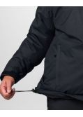 Parka de ski bicolore grande taille noir
