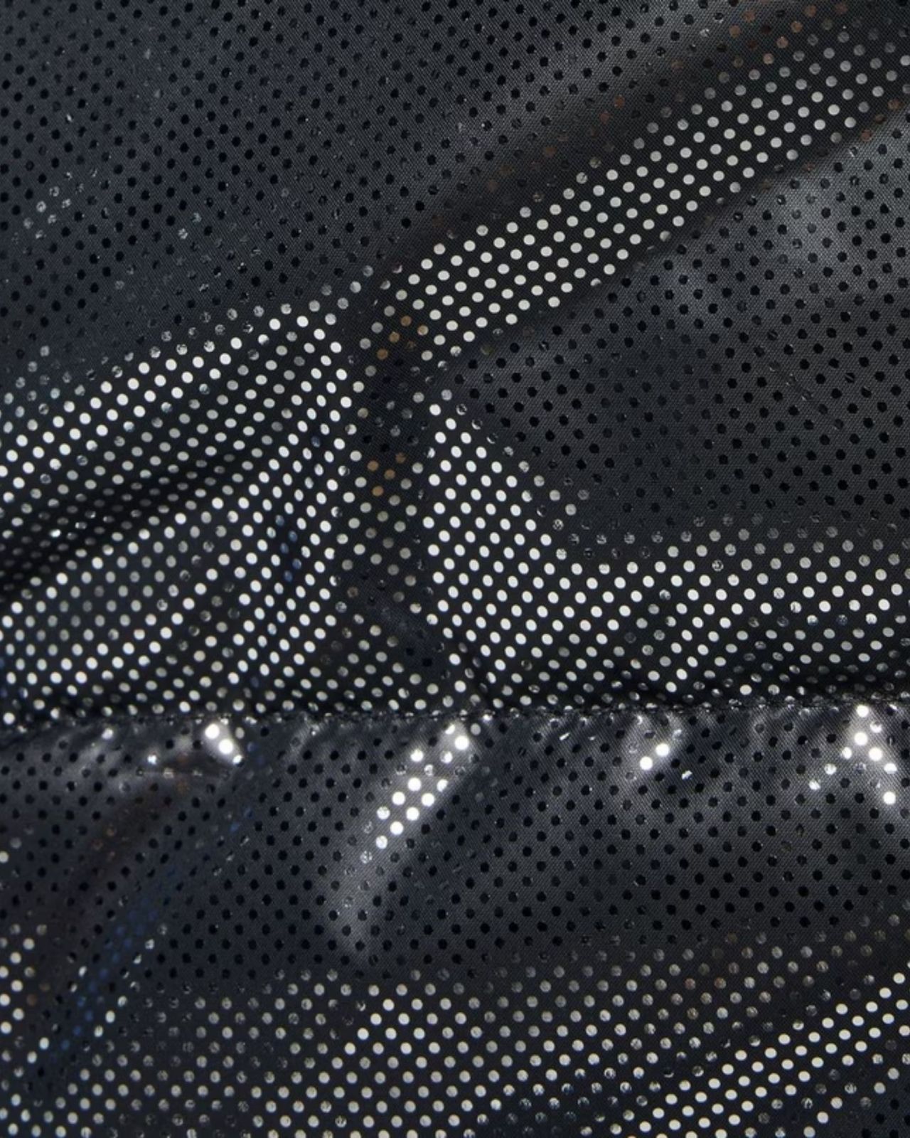 Parka de ski bicolore grande taille noir