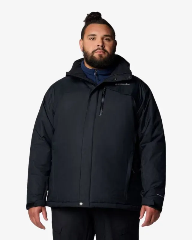Parka de ski bicolore grande taille noir