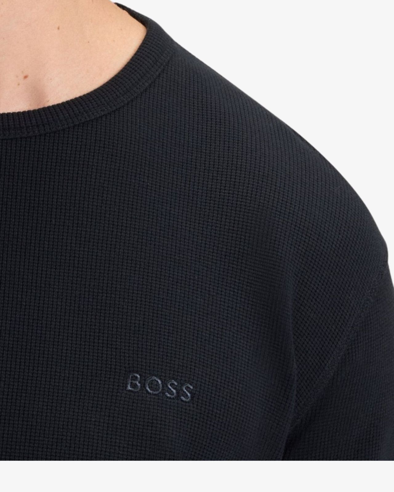 T-shirt manches longues grande taille bleu marine