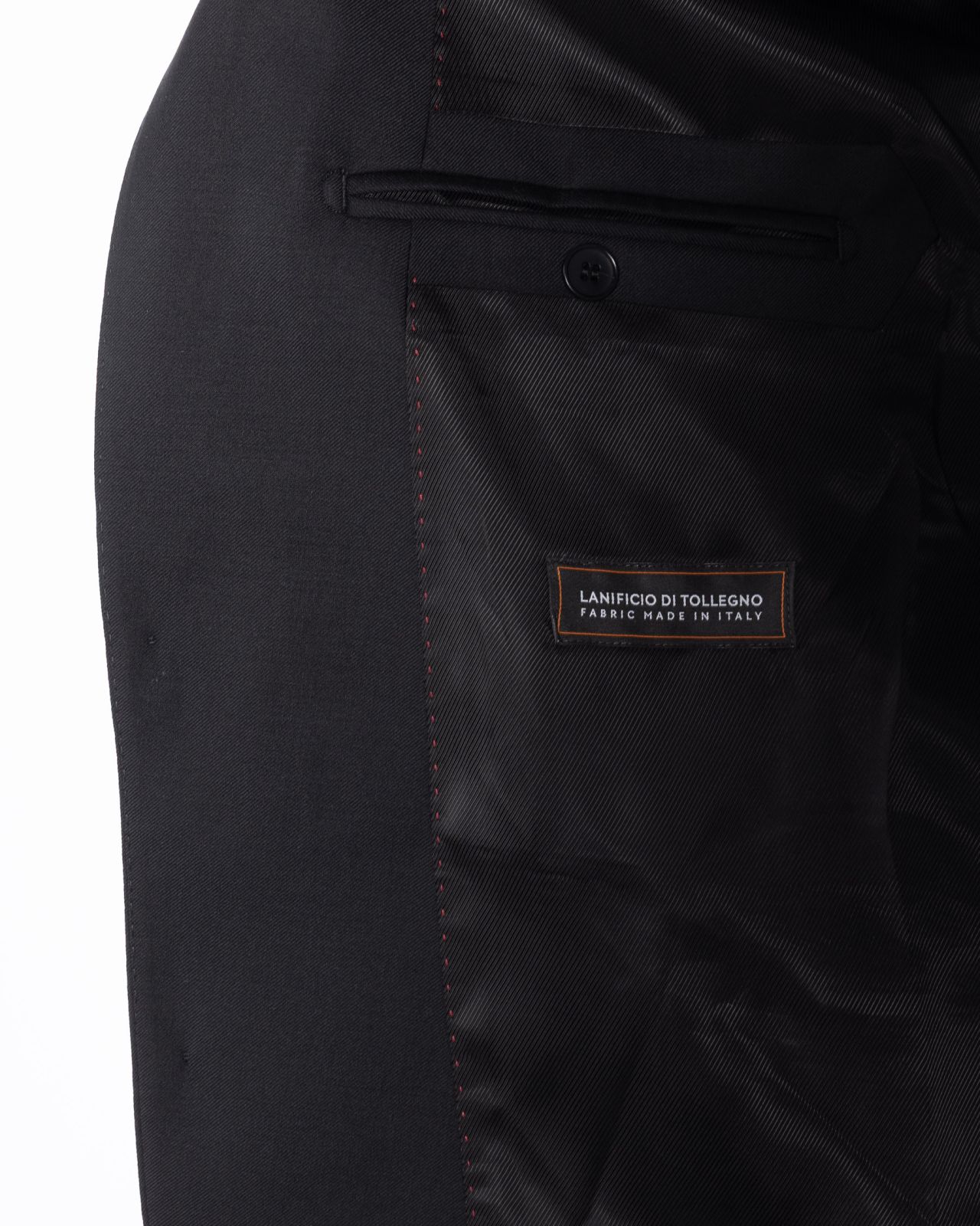 Veste de costume en laine grande taille noire