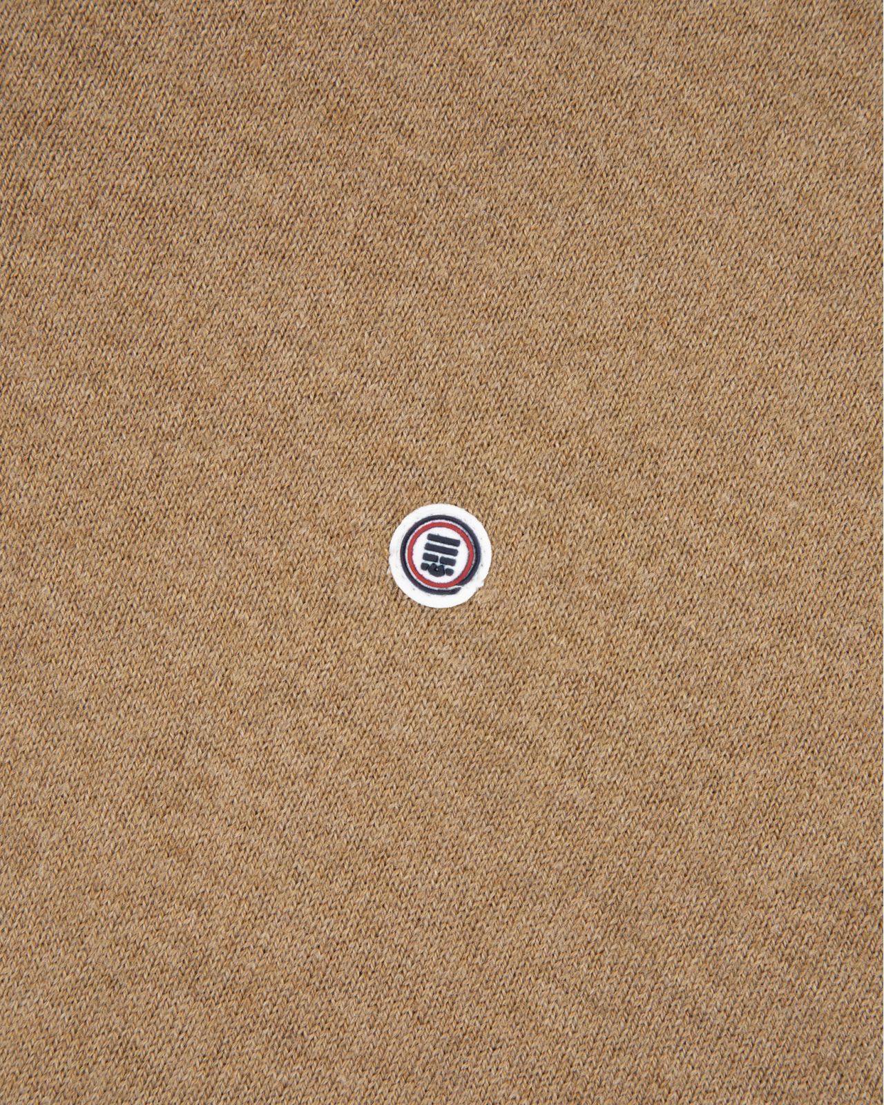 Pull en coton et laine grande taille marron