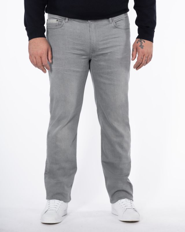 Jeans homme grand gris clair