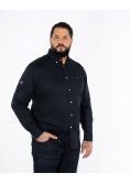 Chemise grande taille bleu marine