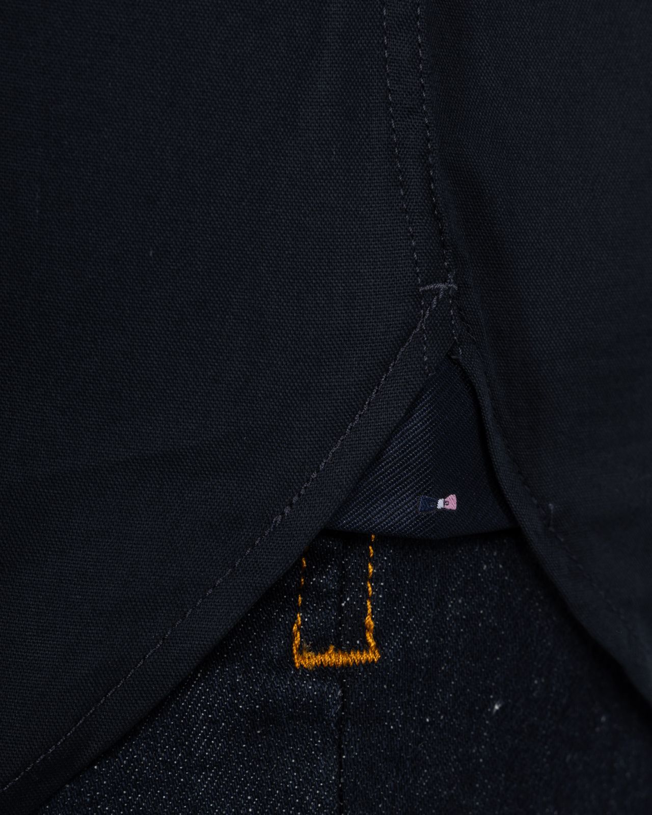 Chemise grande taille bleu marine