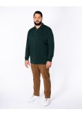 Polo jersey grande taille vert