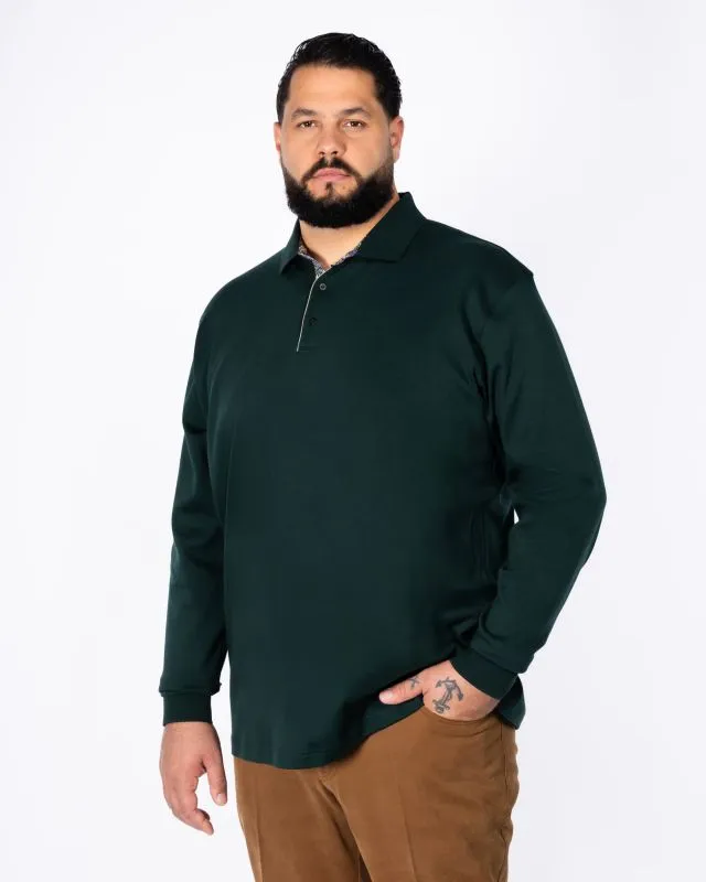 Polo jersey grande taille vert