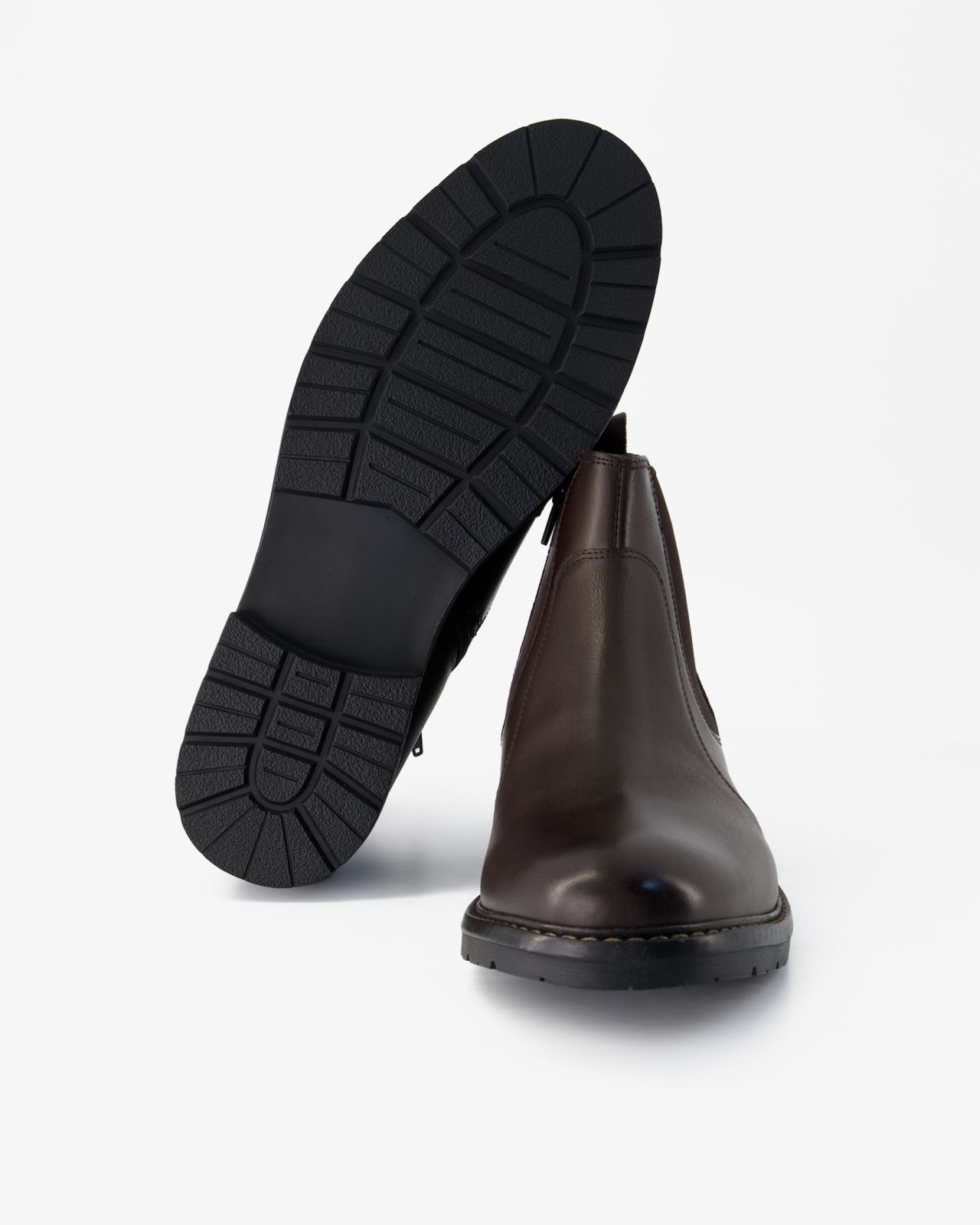 Bottines chelsea grande taille marron