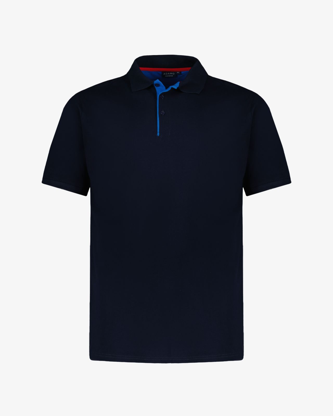 Polo piqué grande taille bleu marine