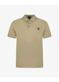 Polo jersey mercerisé grande taille beige