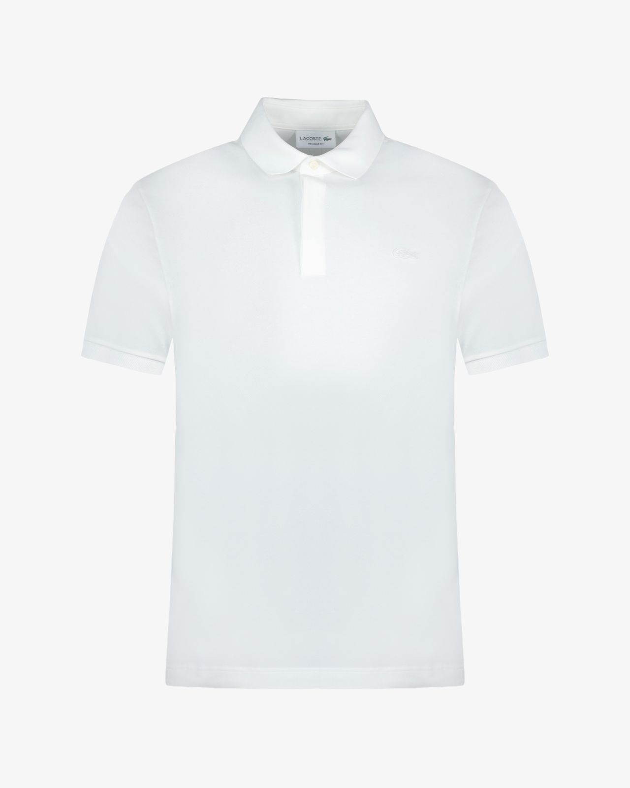 Polo piqué grande taille blanc