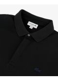 Polo piqué grande taille noir