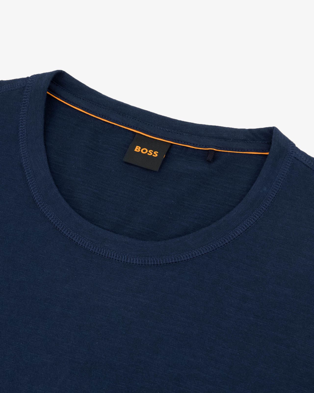 T-shirt flammé grande taille bleu marine