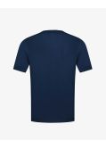 T-shirt flammé grande taille bleu marine