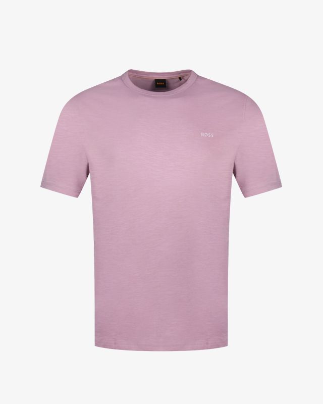 T-shirt flammé grande taille rose