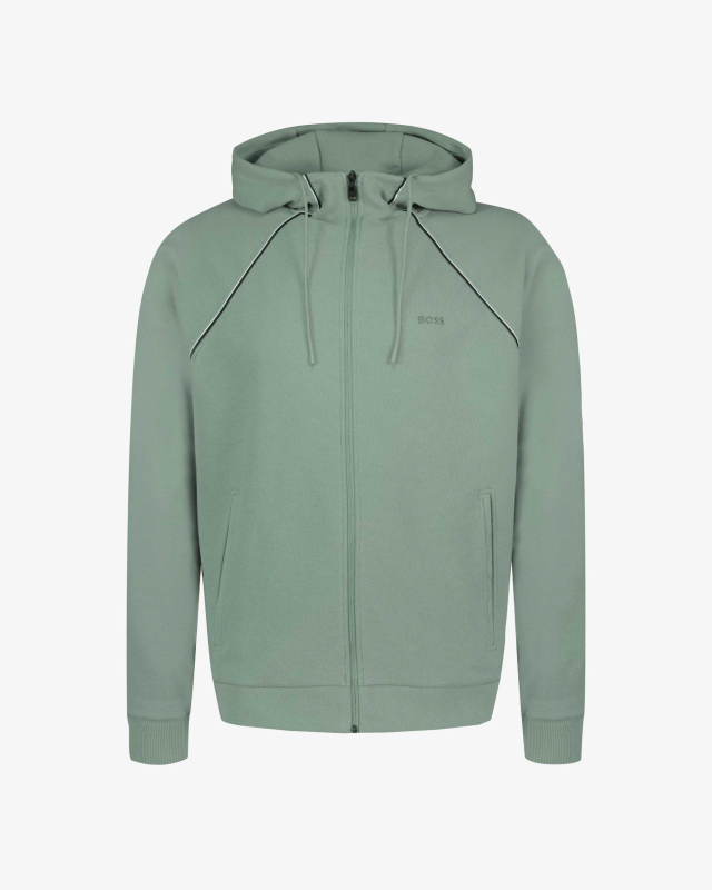 Haut de survêtement à capuche Grande Taille Matière Vert