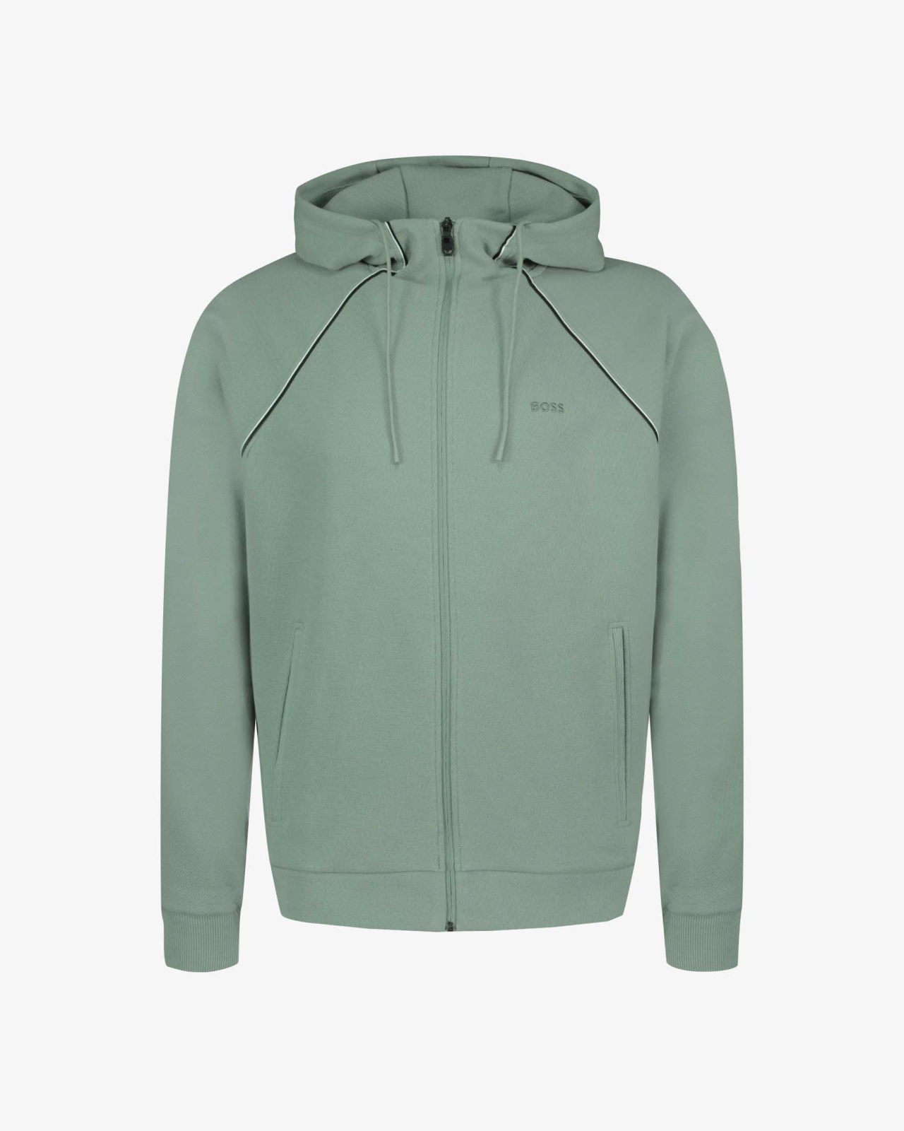 Haut de survêtement à capuche Grande Taille Matière Vert