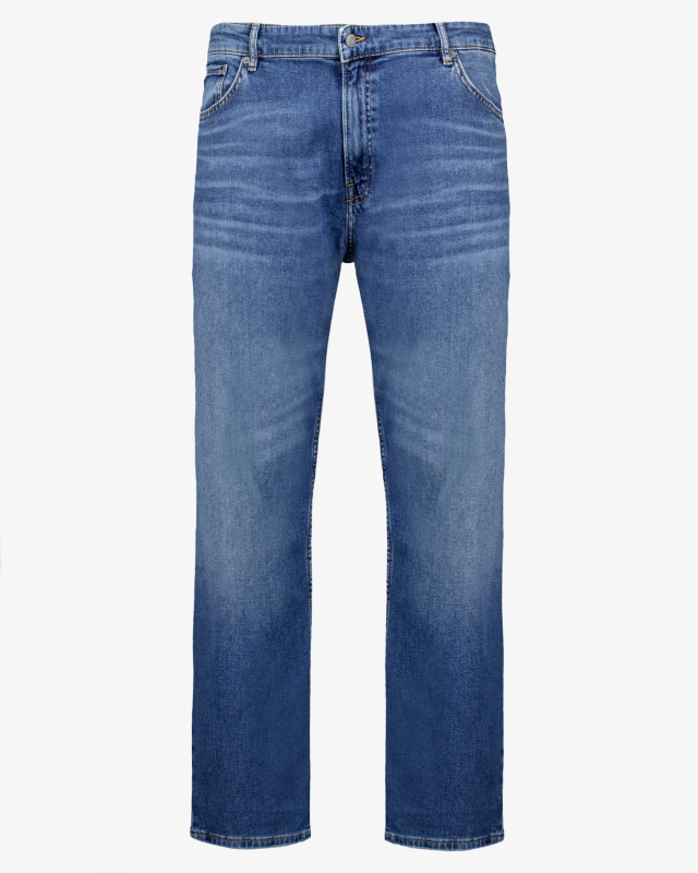 Jeans 5 poches Grande Taille Coton Bleu
