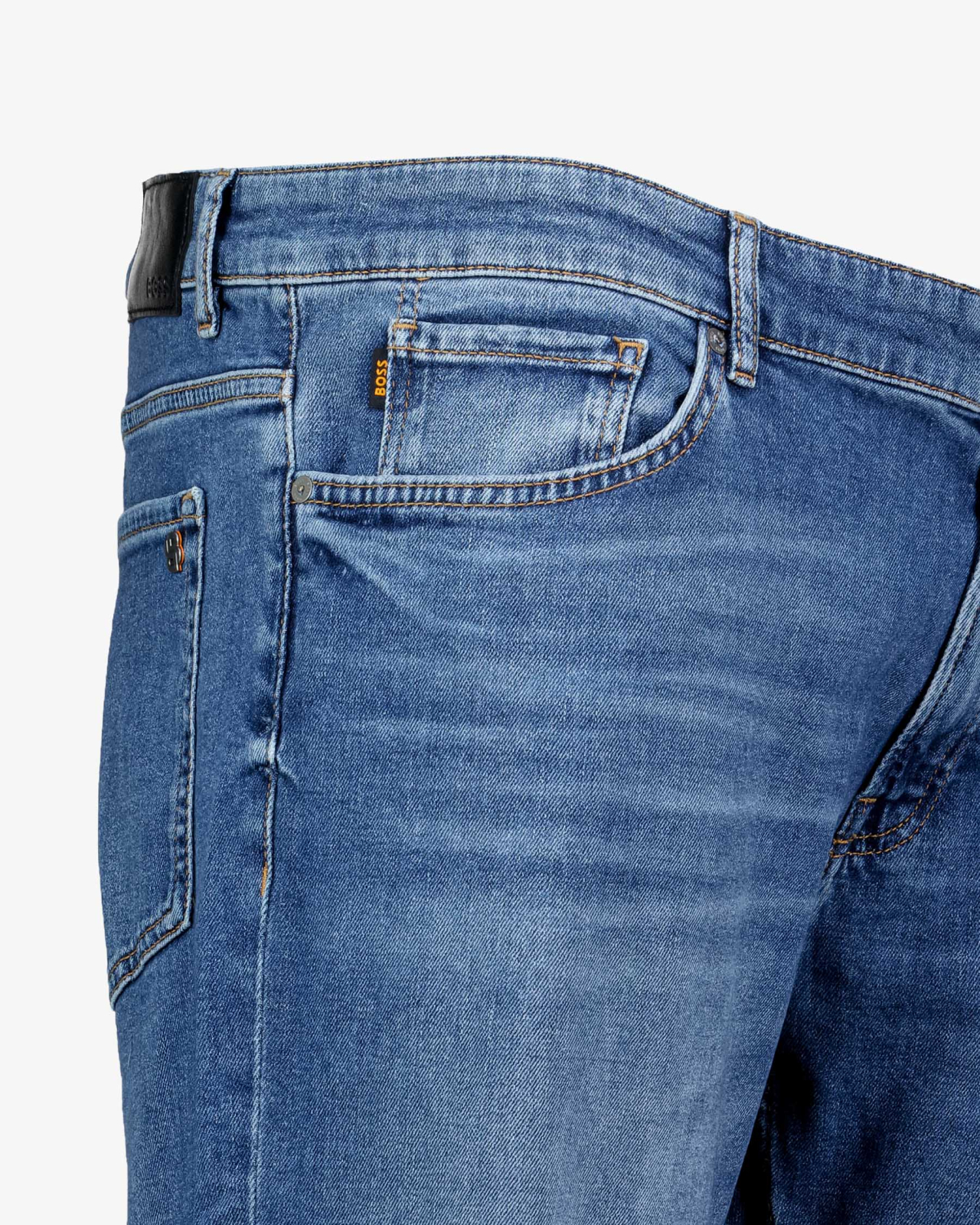 Jeans 5 poches Grande Taille Coton Bleu