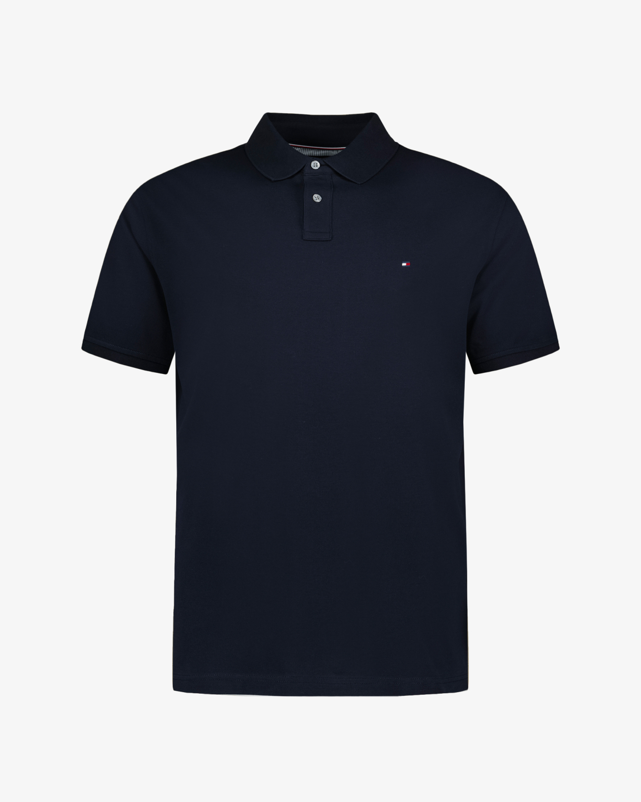 Polo piqué Grande Taille Coton Biologique Bleu Marine