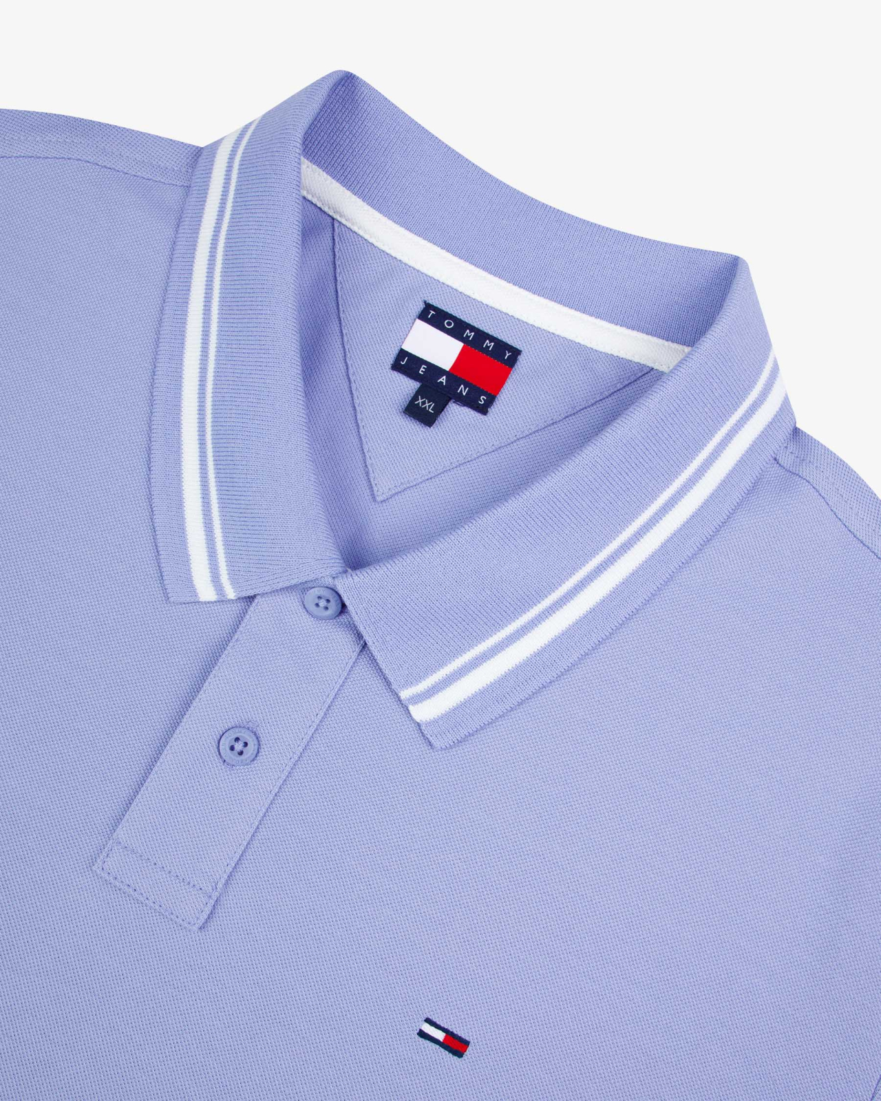 Polo piqué Grande Taille Bleu