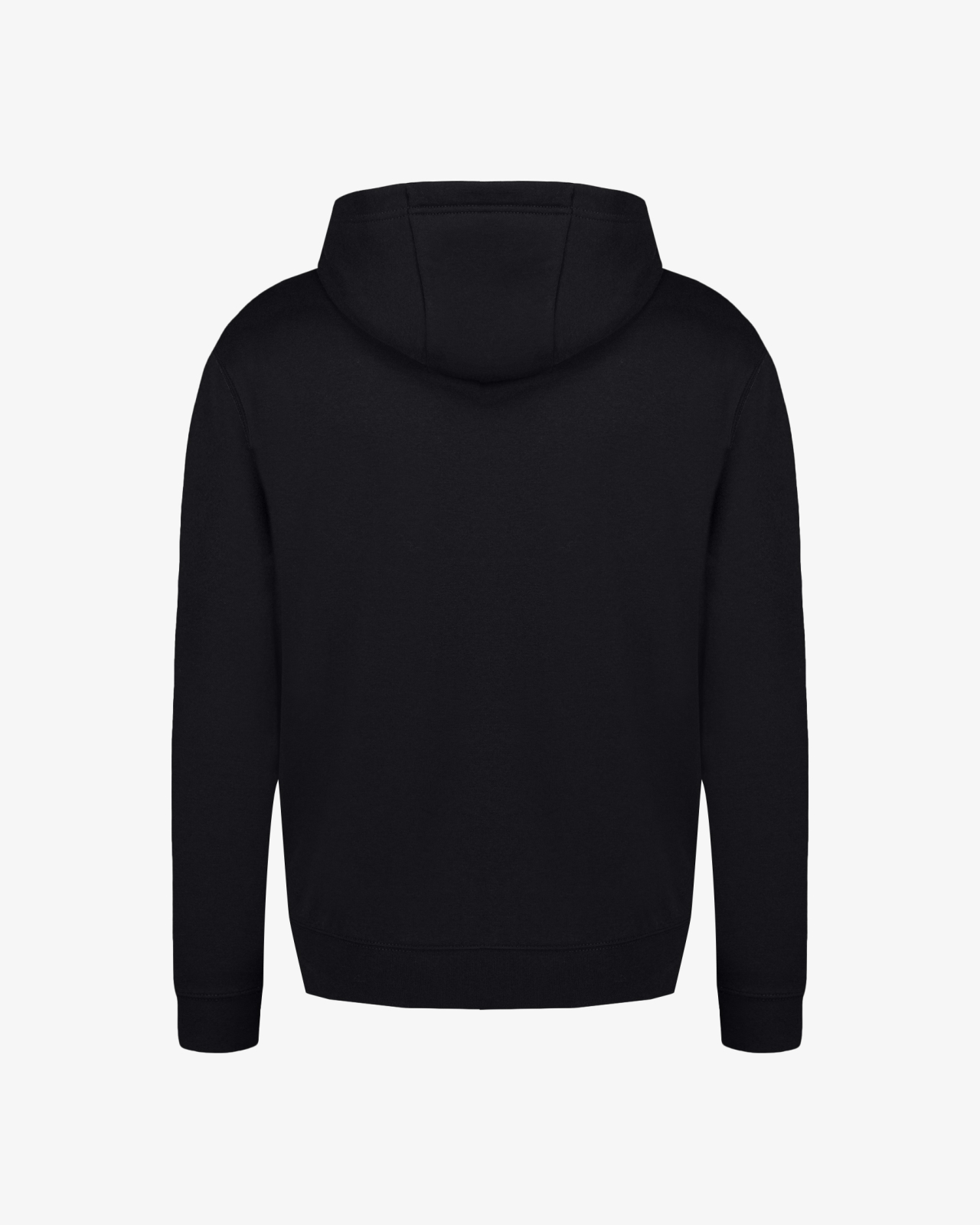 Sweat Hoodie Grande Taille Coton Noir