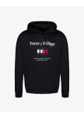Sweat Hoodie Grande Taille Coton Noir