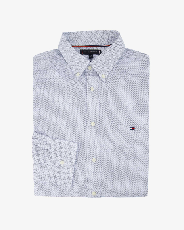 Chemise popeline grande taille bleu