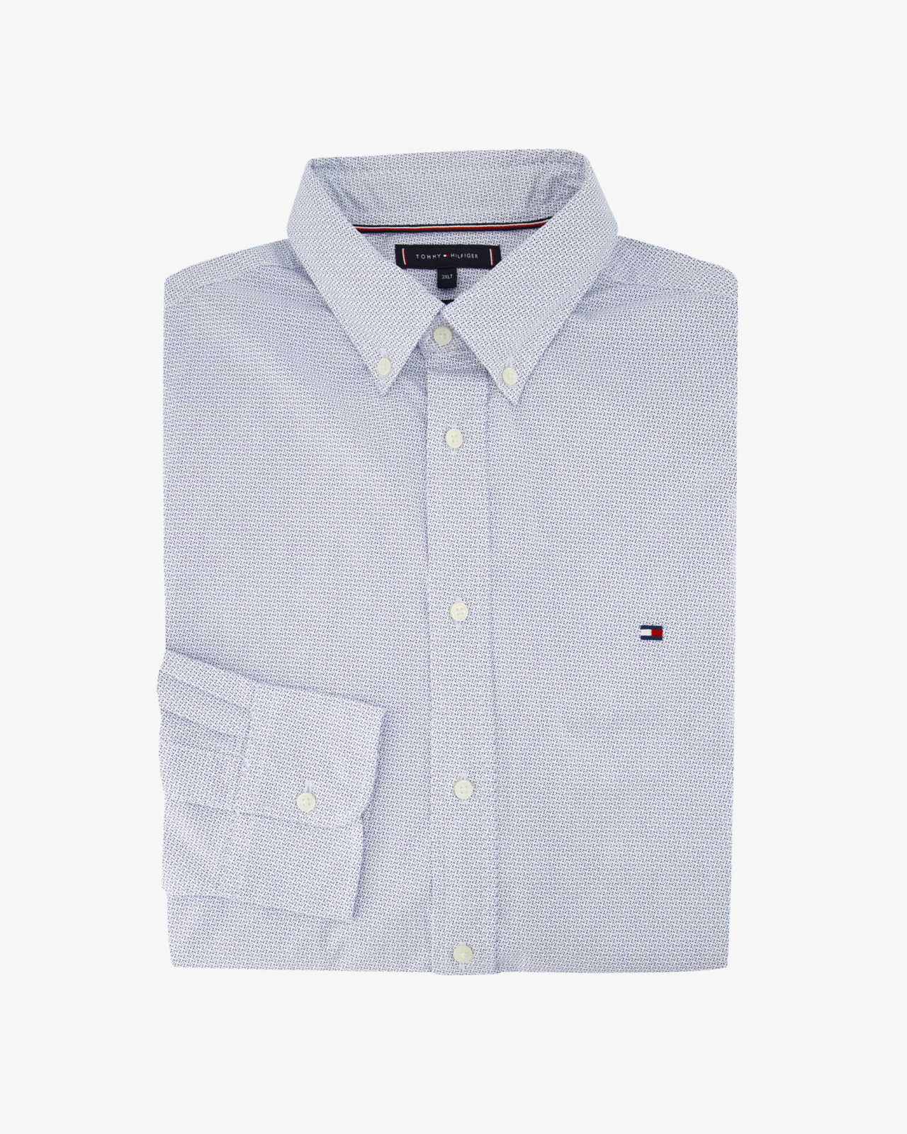 Chemise popeline grande taille bleu