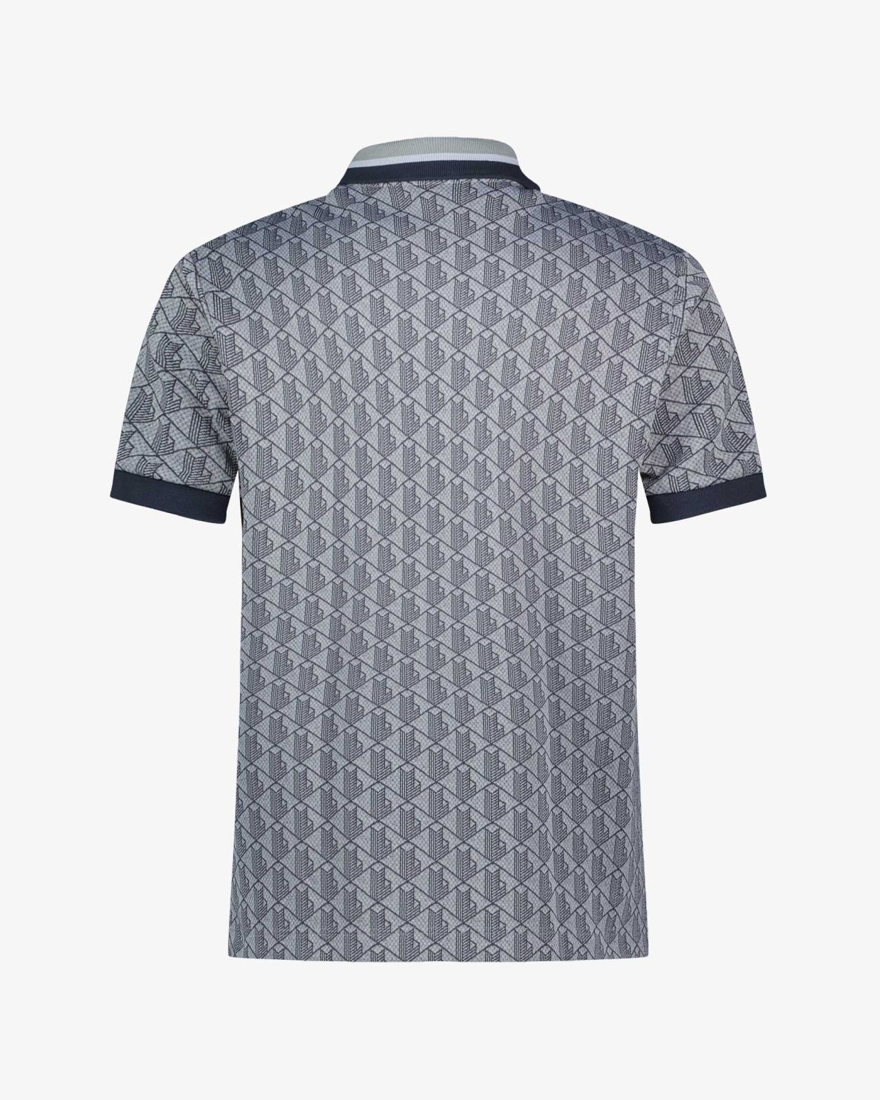 Polo piqué grande taille gris
