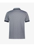 Polo piqué grande taille gris