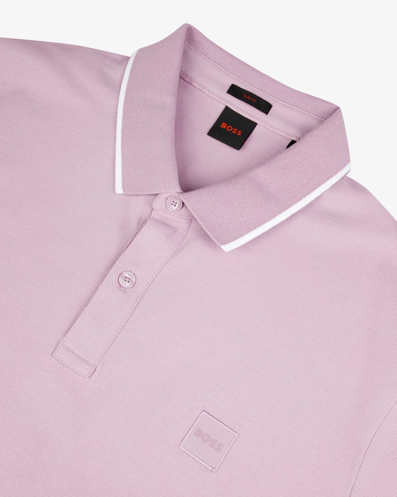 Polo piqué grande taille rose