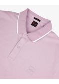 Polo piqué grande taille rose