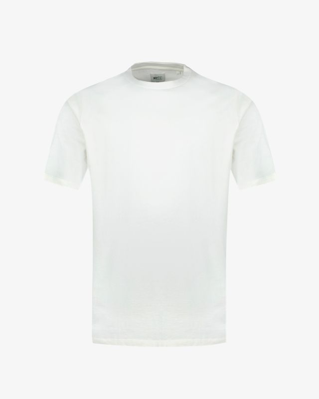 T-shirt épais grande taille blanc cassé