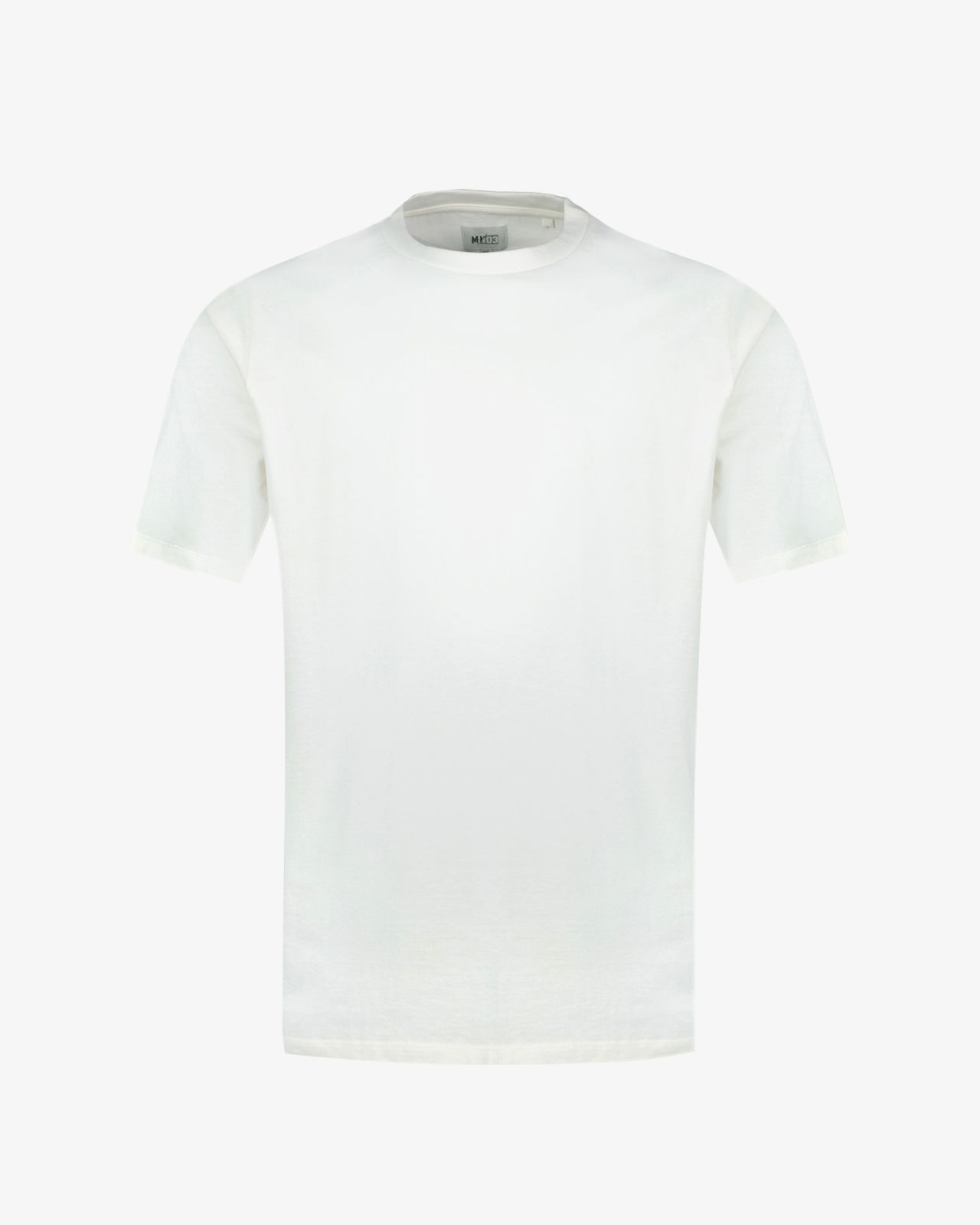 T-shirt épais grande taille blanc cassé