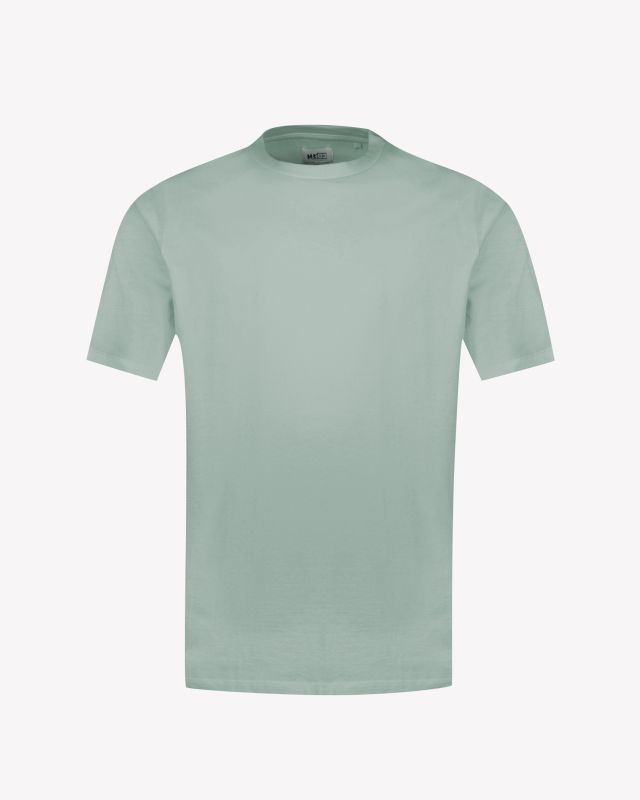T-shirt épais grande taille vert sauge