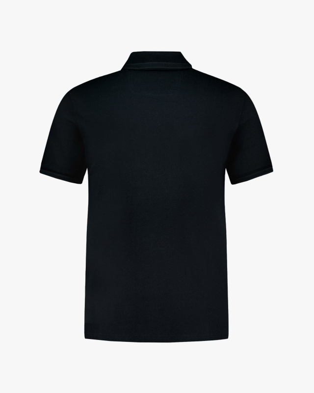 Polo Paddy piqué grande taille bleu marine