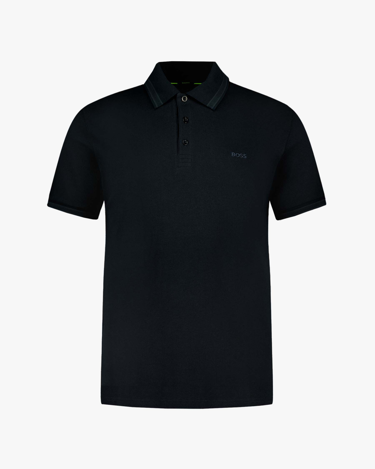 Polo Paddy piqué grande taille bleu marine