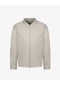 Blouson zippé grande taille beige