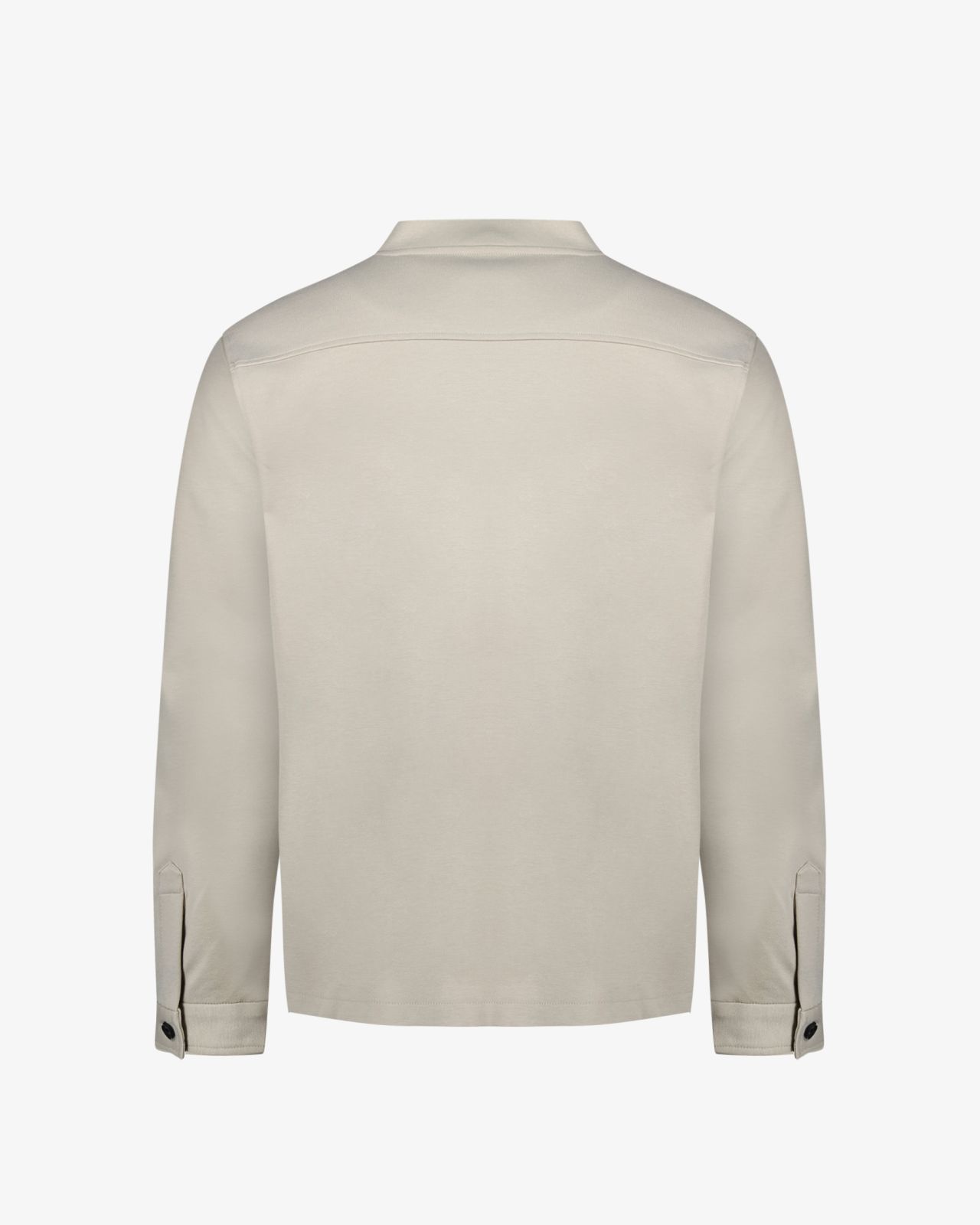 Blouson zippé grande taille beige