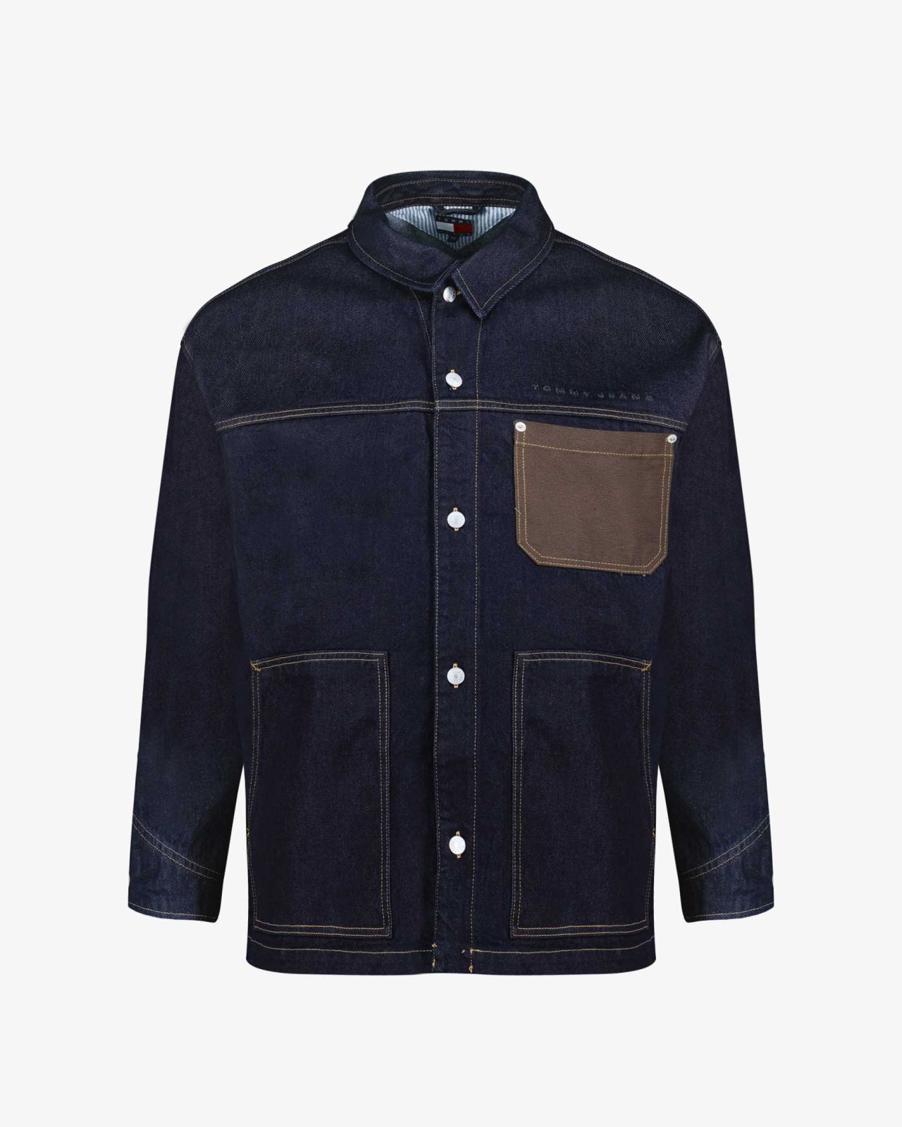 Veste worker grande taille bleu marine