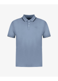 Polo piqué grande taille bleu