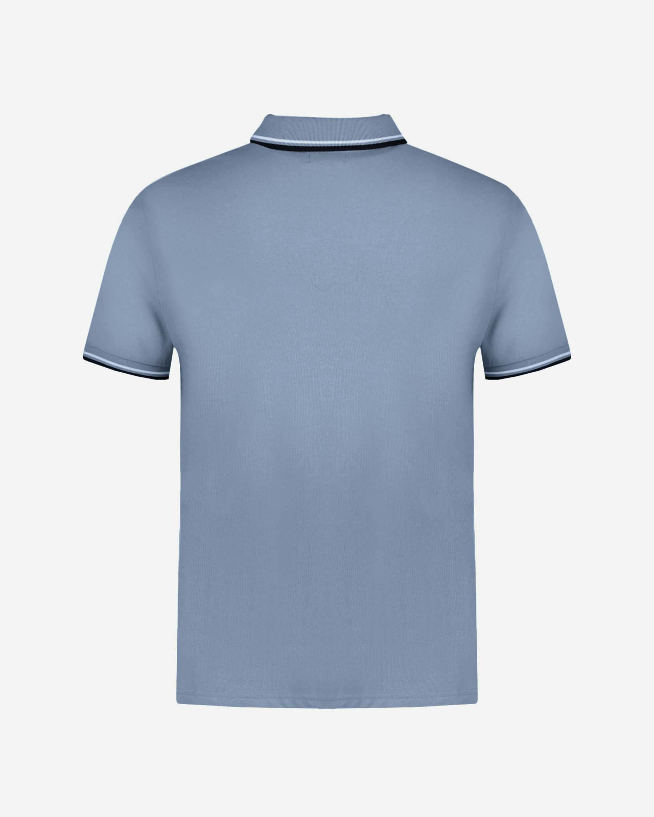 Polo piqué grande taille bleu