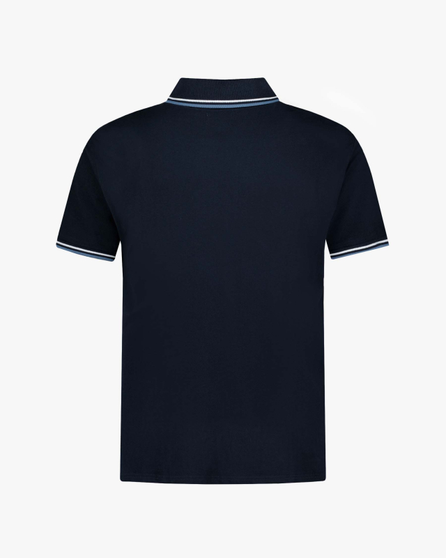 Polo piqué grande taille bleu marine